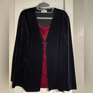Vintage Kathie Lee velvet top/blouse